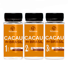 Пробный набор комплект NATUREZA Cacau do Brasil 100/100/100 мл.